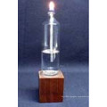 Candelero a prueba de calor del candelero hecho por el vidrio del Borosilicate